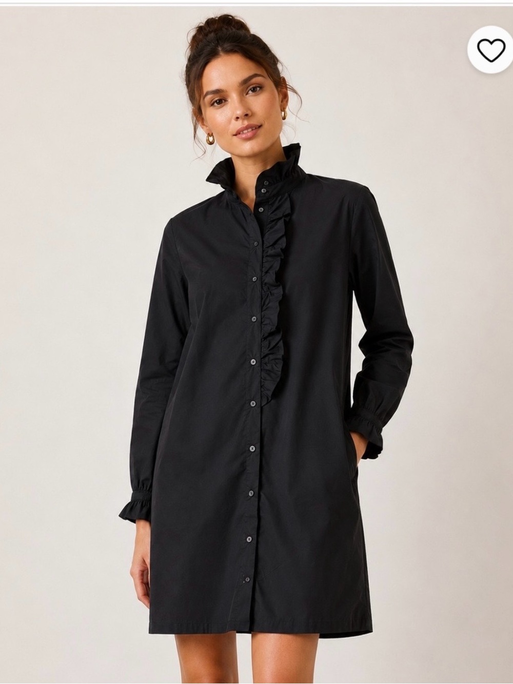 J.Crew Cottage Poplin Mini Shirt Dress